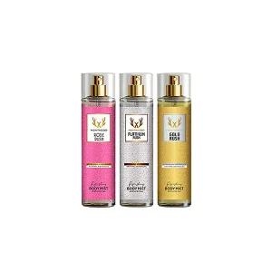 [몽트우드][공식수입] [몽트우드] 바디미스트 샤워코롱 대용량 237ml 3종 세트(로즈러쉬+플래티늄러쉬+골드