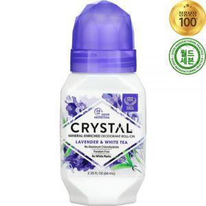 크리스탈 미네랄 인리치드 데오드란트 롤 온 라벤더 화이트티 향 66ml Mineral-Enriched Deodorant Roll-On