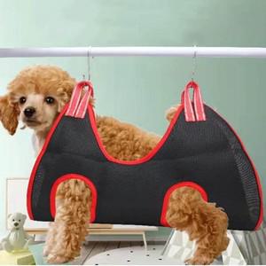 반려동물해먹 셀프 미용거치대 매쉬소재 강아지발톱정리 고양이