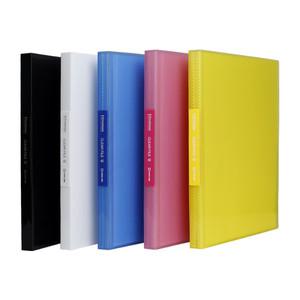 킹짐 A4 클리어 화일 186 40P 5컬러 파일 문서 인덱스 슬림 파일철 서류