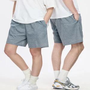 [파라고나]공용 지퍼형 포켓 5부 트레이닝 밴딩 팬츠