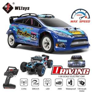 WLtoys 1:28 284010 2.4G 레이싱 미니 소형 RC카, 30 km/h 4WD 전기 고속 원격 제어 드리프트 장난감, 어린