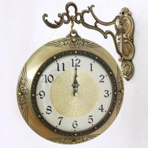 [HYII5HM6_4B]엔틱 예쁜벽시계 양면시계(골드)