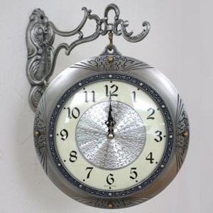 [HYII5HM5_4B]엔틱 예쁜벽시계 양면시계(실버)