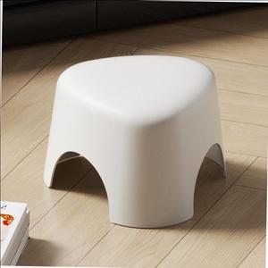 의자 화이트 간이 스툴 발받침 대형 미니 보조 낮은