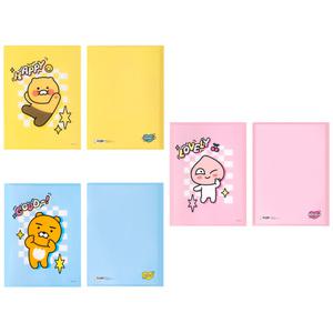 ka 카카오프렌즈 세이치즈 2포켓 파일 심플 문서수납 악보 A4 서류 파우치 클리어 화일 케이스 투포켓