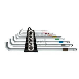 일본 와이즈 숏헤드 볼렌치세트 NO-2200 12각 슈퍼롱 컬러띠 WISE