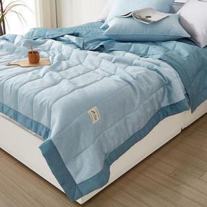 [HYIJPZCQ_4B]모나코 누빔이불 침구 이불베개세트 KK 블루