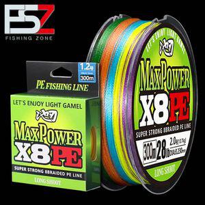 맥스파워 8합사 300m 대용량 낚시줄 0.6호 0.8호 1호 1.5호 2호 3호