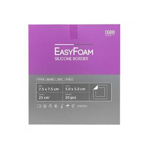 시지바이오 이지폼 실리콘보더 20EA 7.5cm x 7.5cm ( EASY FOAM SILICONE BORDER )