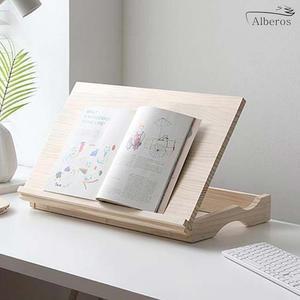 [KGPQS7ZC_4B]와이드 높낮이 독서대 13단 각도조절 원목