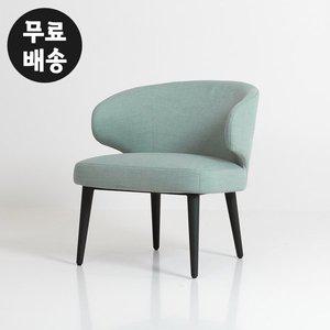 [벤티스가구]루시 패브릭 암체어 의자 모던 인테리어 서재 고급 명품 일인용 쇼파(라이트그린)