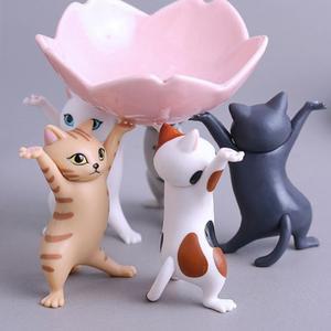 [HYD45776_51BQ]고양이 인테리어 피규어 소품 펜 M10955