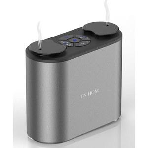 TN HOM 워터리스 에센셜 오일 디퓨저 - 휴대용 네뷸라이저 아로마 배터리 작동 무선, 노 워터 테라피 디퓨저, 고급 향 일렉트릭로 자동차 홈 호텔용 (그레이)
