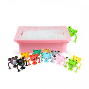 팔늘어나는 뽁뽁이블럭 말랑한 자석블럭 82P 아기블럭 아기장난감 집콕놀이