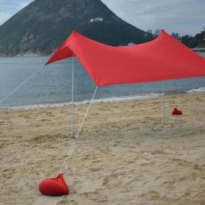 [BZI32K3O_51D4]초간편 비치텐트 LYCRA 그늘막 (레드)