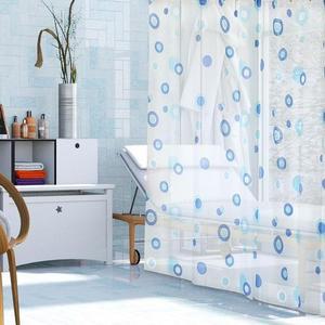 [BZI30J72_51CW]반투명 모던 욕실 방수 욕조 커텐 BLUE