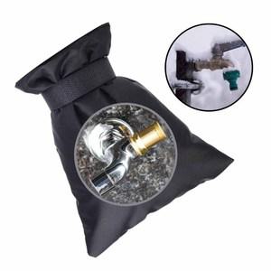 야외 단열재 수전 탭커버 1p 덮개 수도꼭지 동파 방지 겨울용 보온 보호 개수대 블랙 시골