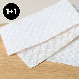 2세트 충격 소음 방지 투명 범폰 실리콘 패드 눈물 스티커 100개입/64개입/36개입 미끄럼방지 문콕 방문