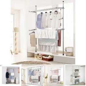 베란다 기둥식 빨래건조대 846/빨래/건조대/튼튼한/접이식/고정식/행거/걸이/수건/건조봉/이불/건조대봉