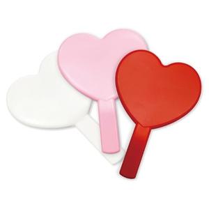 하트 쉐입 손잡이 손거울 2개
