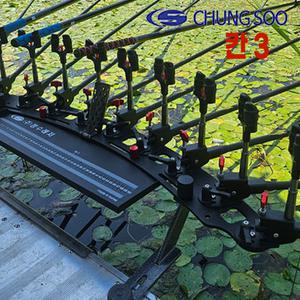 청수레져 신형 칸3 블랙에디션 민물받침틀 6단-12단 민물낚시 노지 좌대용 받침틀