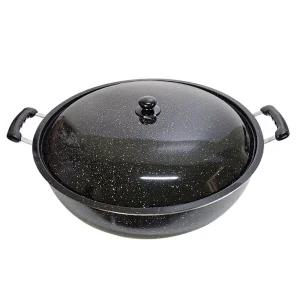 우성 마블코팅 튀김팬 튀김솥 40cm/궁중팬/볶음팬/업소/가정/튀김펜