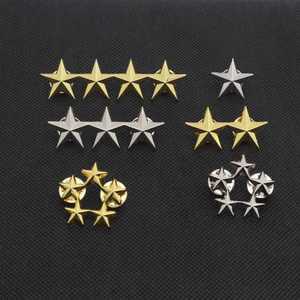 군복 미국 장군 준장 계급 금속 오각별 오성 어깨 배지