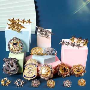 금속배지 별배지 와펜 액세서리 후크 장군 마크 부자재