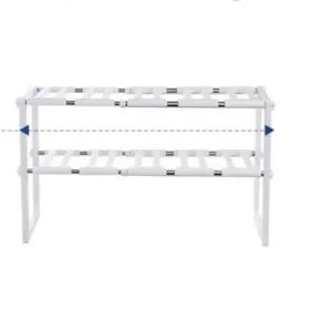 고품질 2단 싱크대 하부 선반 길이조절 주방 수납 정리 정리 (WFGW0AB)