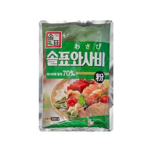 [MENPNOMS_52ET]솔표식품 솔표와사비 70% 200g 와사비가루