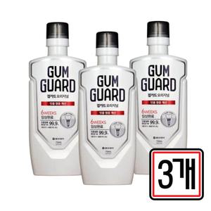 프리미엄 잇몸케어 구강청결제 가그린 검가드 오리지널 750ml x 3개 입냄세제거제 가글액 구취제거제 마우