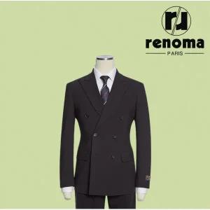 [롯데백화점]레노마 SS 레노마 이태리 수입원단 고급스러운 블랙 스트레치 더블정장 RPAMSJ170ADG