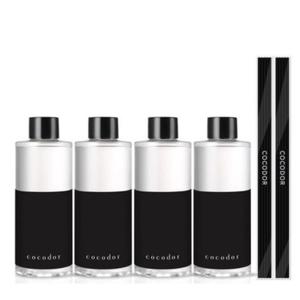 코코도르 디퓨저 리필 북스토어인더우드 향 200ml 4개