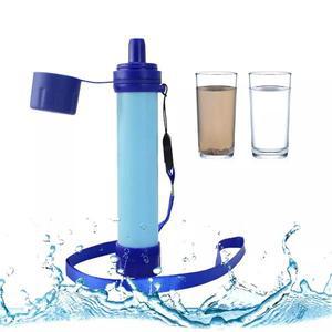 야외 생존 개인 휴대용 생활 정수 필터, 하이킹 캠핑 여행 및 비상 대비용 빨대