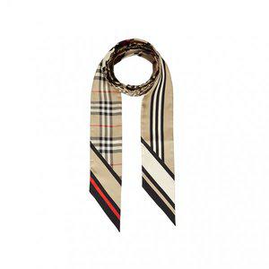 [버버리](김해점) 몽타주 스키니 스카프 TRIPLE CHECK SLK 8037017
