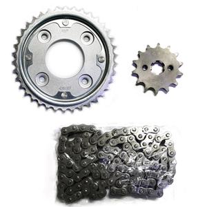 DNA 시티베스트115 체인기어세트 순정 체인+대+소기어포함 체인아쎄이 CB115 셋트 428H-104L+37T+14T