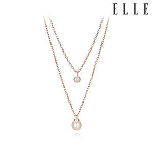 [엘르주얼리] 진주 레이어드 목걸이 ELBRNN009
