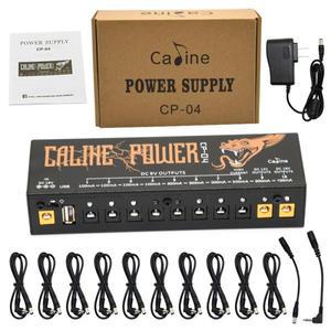 Caline CP-04 기타 이펙트 페달 전원 공급 장치 10개의 절연 출력9V 12V 단락/과전류 보호