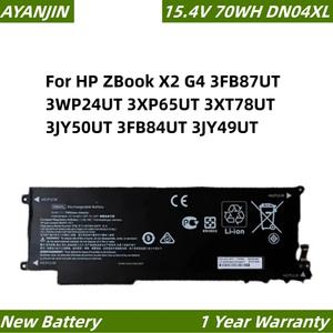 호환 hp ZBook X2 G4 3FB87UT 3WP24UT 3XP65UT 3XT78UT 3JY50UT 3FB84UT 3JY49UT용 70WH DN04XL 배터리 85