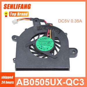 ADDA CPU 쿨러용 하이프로 베어링 FAN 냉각 AB0505UX-QC3 DC5V 0.35A 3 라인