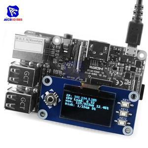 Diymore 라즈베리 파이용 LCD 확장 보드 1.3 인치 OLED 디스플레이 HAT SH1106 128x64 4 선 3 I2C 인터페이