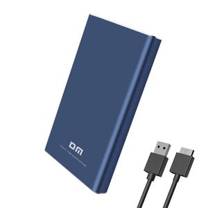 DM 2.5 인치 SATA-USB 3.0 마이크로 B 하드 드라이브 SSD 외장 인클로저 케이스 HD003 도구 핫스왑 호환 맥