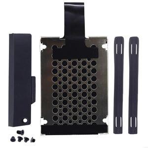 L9BA 1 세트 하드 드라이브 캐디 커버 HDD 트레이 브래킷 T430S T420S 나사가있는 7mm 레일