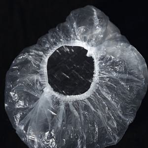 일회용 머리망 헤어 비닐 모자 100매 미용실 샤워 파마 덮개 방수 염색