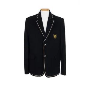 교복몰 베이지라인 블랙 남자자켓(천성중) 교복자켓