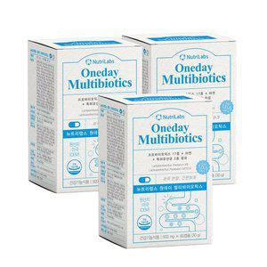 [뉴트리랩스] 원데이 멀티바이오틱스 60캡슐 x 3개 (총 6개월분)