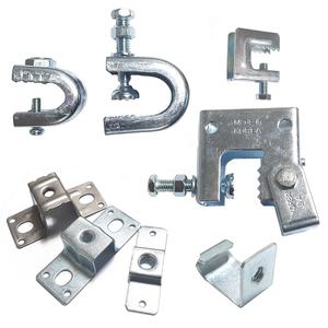 양날브라켓 (소)(대 ) 클램프 C형 G형 그네형 배관 고정 모자형 천정 전산볼트 H빔 L앵글 씨형광