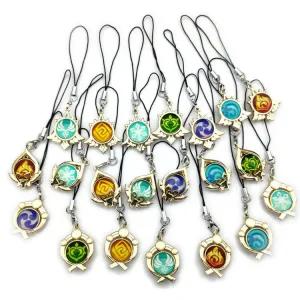 [당일출고] 원신 미니 신의눈 핸드폰고리 열쇠고리 방랑자 몬드 불