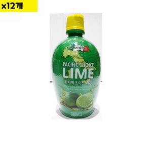 [MELJ1PMQ_52EQ]도매 라임주스(퍼시픽초이스 200ml) x12개